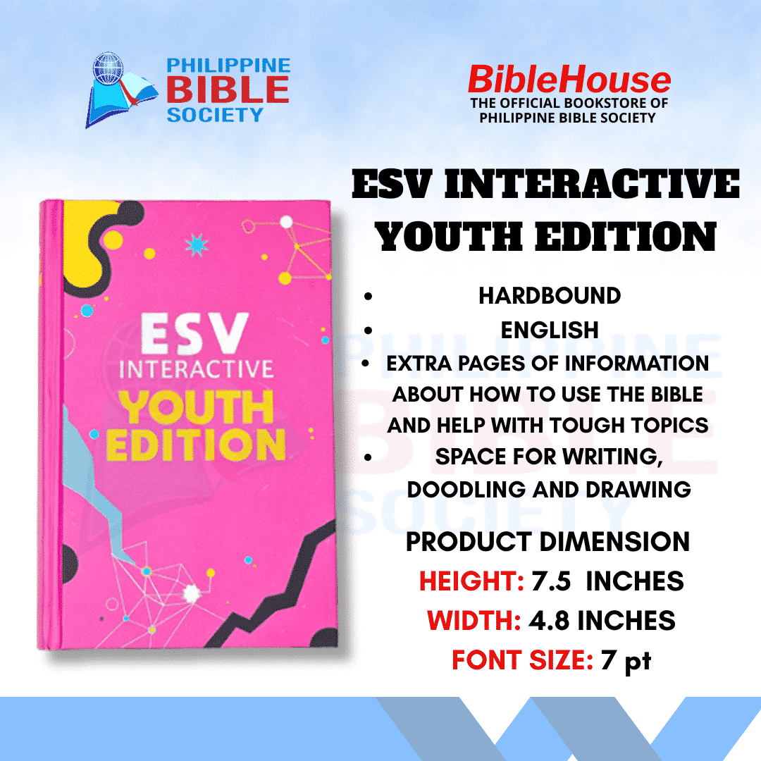 ESV (ENGLISH STANDARD VERSION) | INTERACTIVE YOUTH EDITION BIBLE | HARDBOUND COVER | PINK