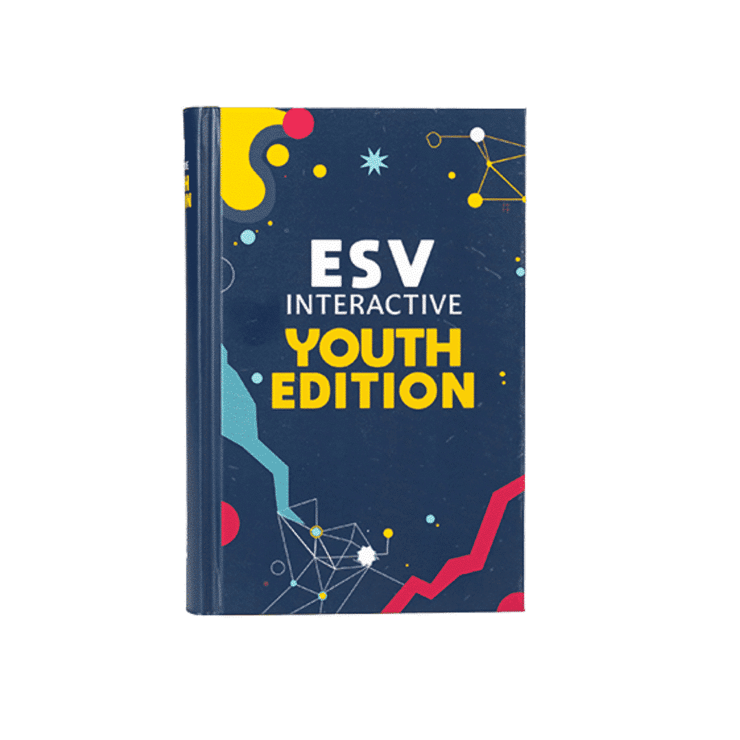 ESV (ENGLISH STANDARD VERSION) | INTERACTIVE YOUTH EDITION BIBLE | HARDBOUND COVER | BLUE