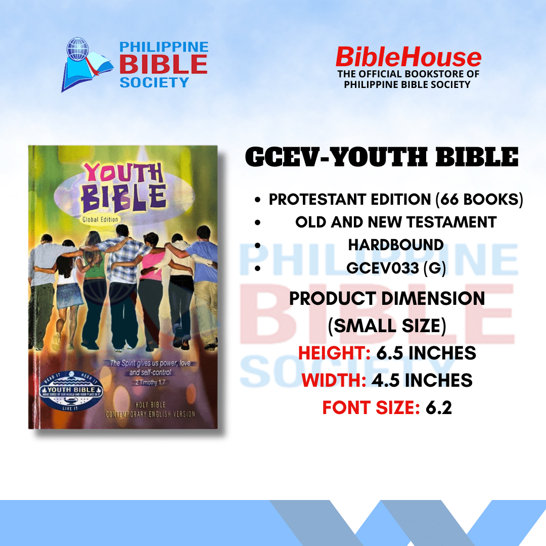 GCEV Youth Bible Hardbound (Group) | Hardbound | Old and New Testament | Protestant Edition