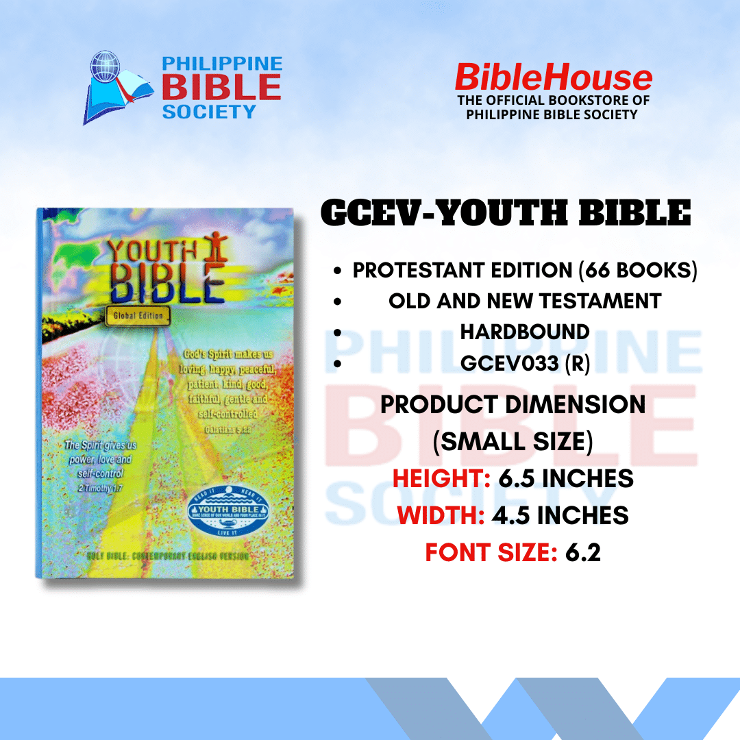 GCEV Youth Bible Hardbound (Road) | Hardbound | Old and New Testament | Protestant Edition