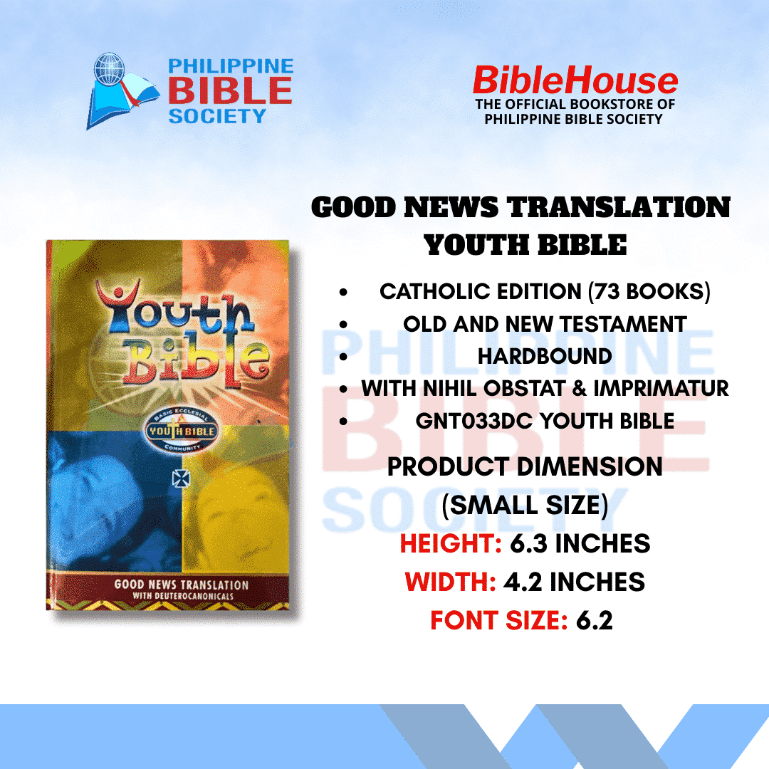 Good News Translation Youth Bible | Catholic Edition | Hardbound Cover