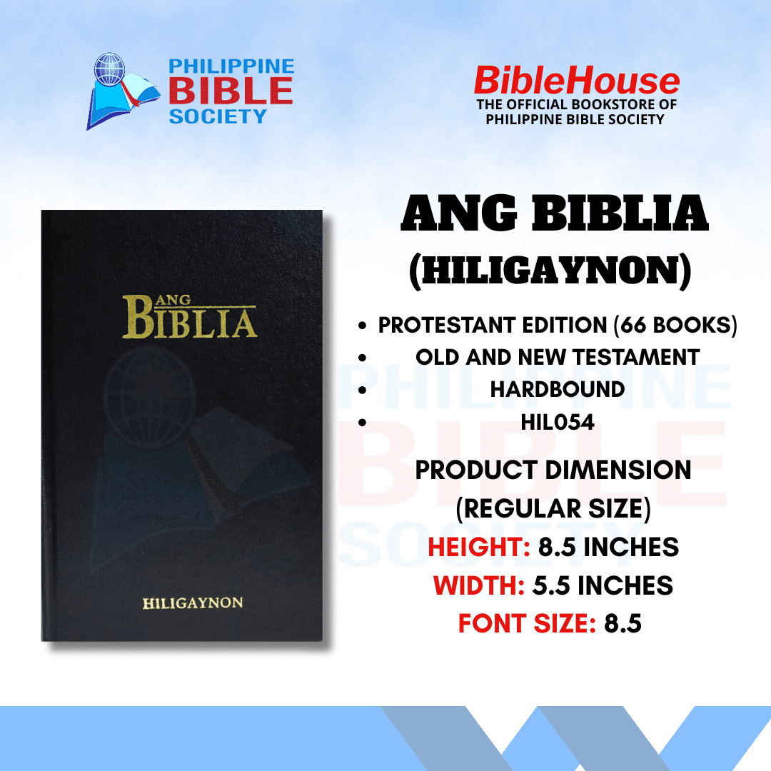 Ang Biblia Hiligaynon | Hardbound | Regular Size | Old and New Testament | KJV | Biblia | King James Version | Hiligaynon Bible | Protestant Edition