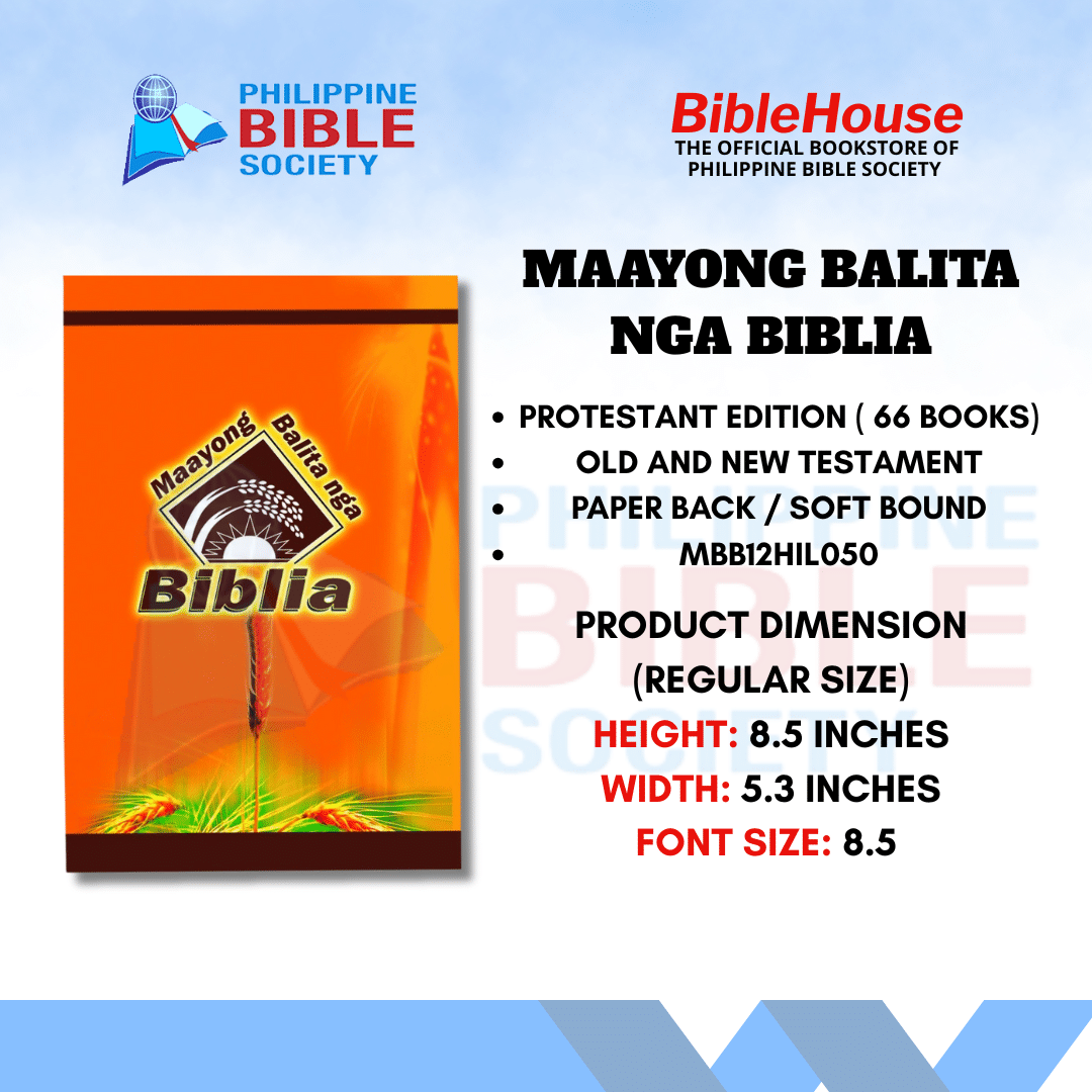 Maayong Balita nga Biblia | MBB | Paperbound | Old and New Testament | Protestant Edition