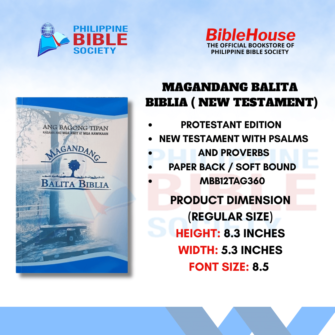 Ang Bagong Tipan kasama ang Mga Salmo at mga Kawikaan  | MBB | Tagalog Bible | Protestant Edition | Filipino Language